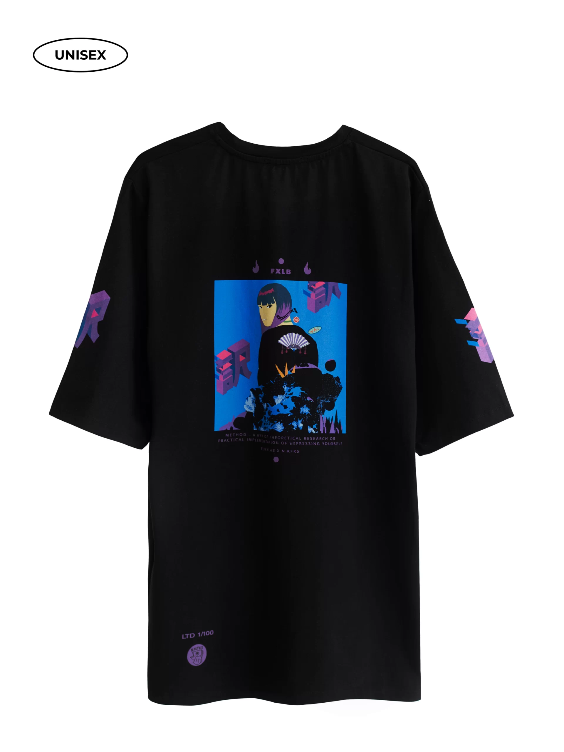 BLACK JERSEY T-SHIRT