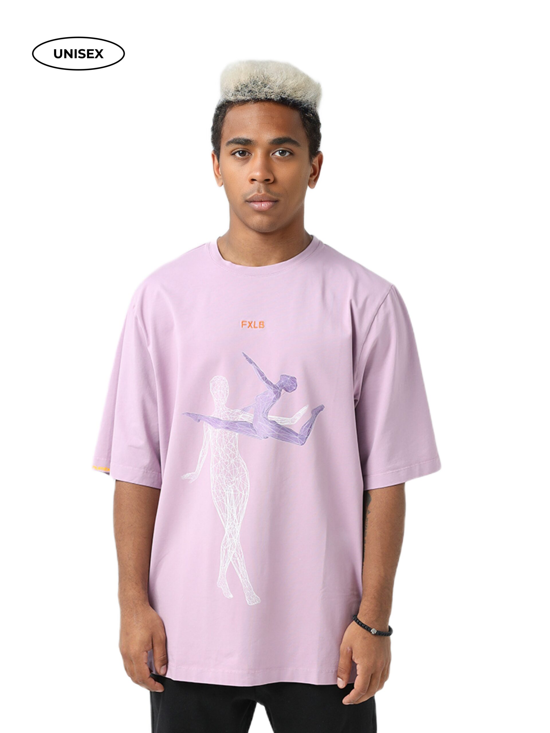 LAVENDER T-SHIRT “BEAUTY IS MOVEMENT”