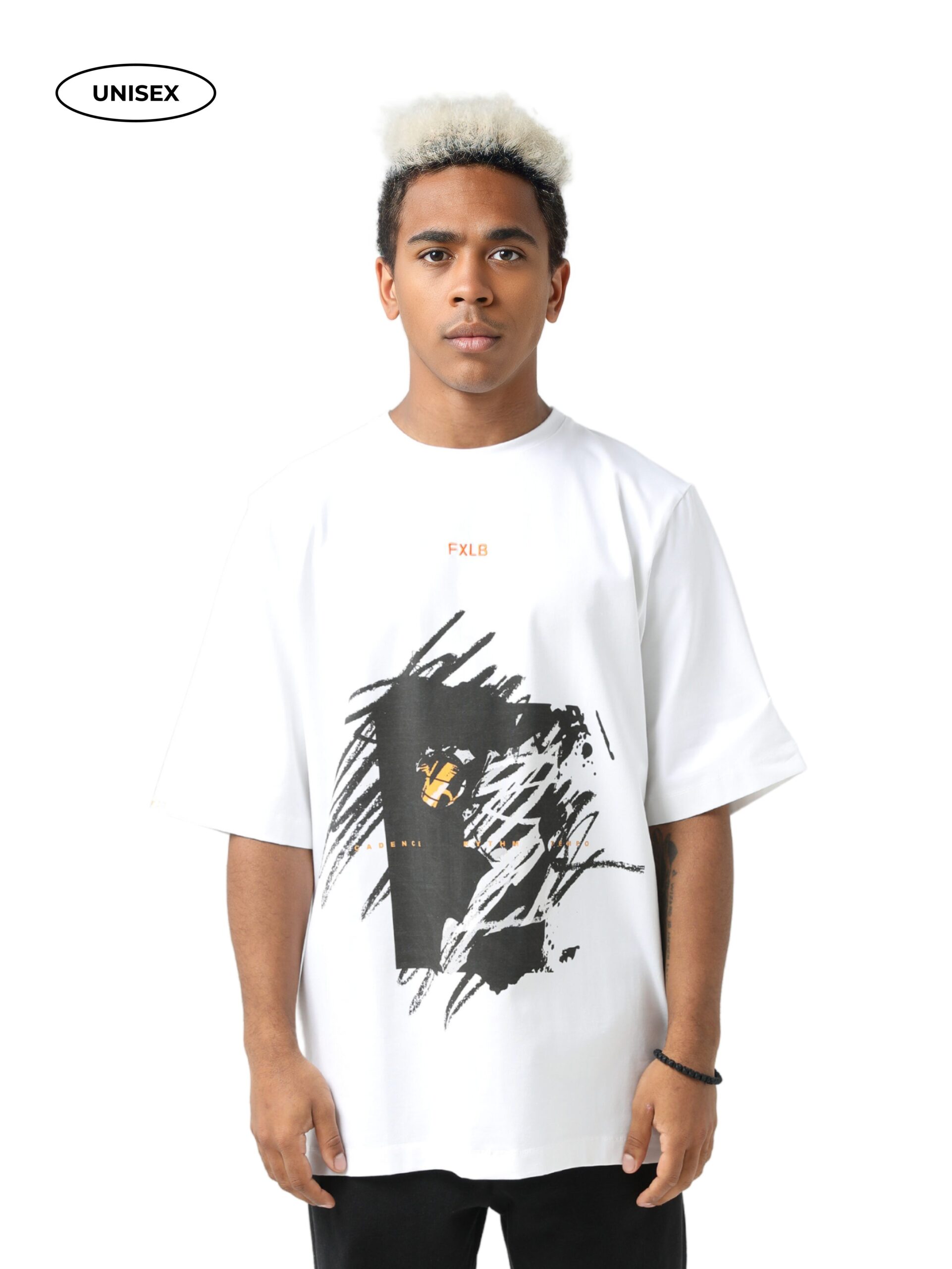 WHITE T-SHIRT “CADENCE, RHYTHM, TEMPO”