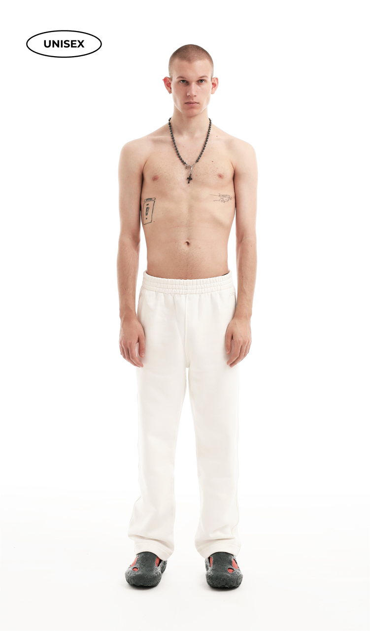 white fleece pants romanticism main