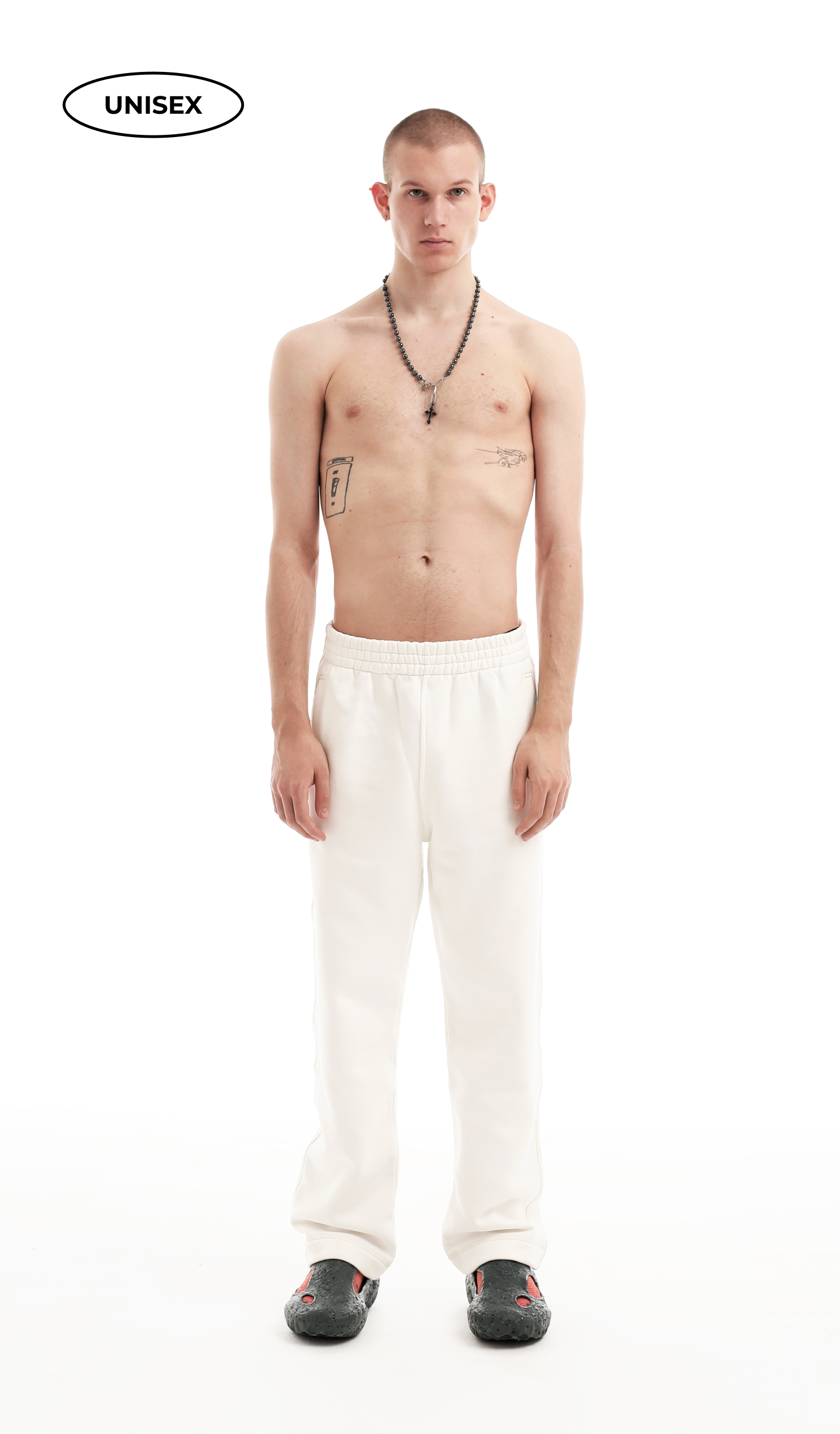 white fleece pants romanticism main