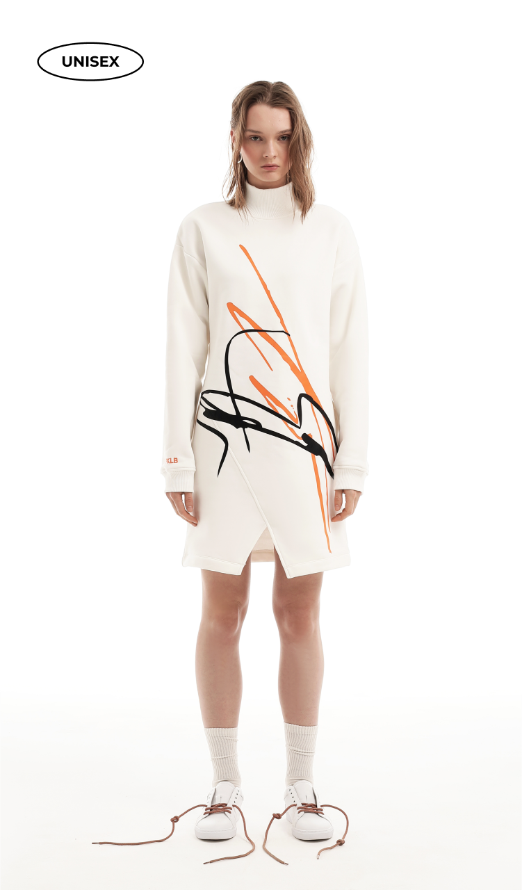 white pullover dress awaken